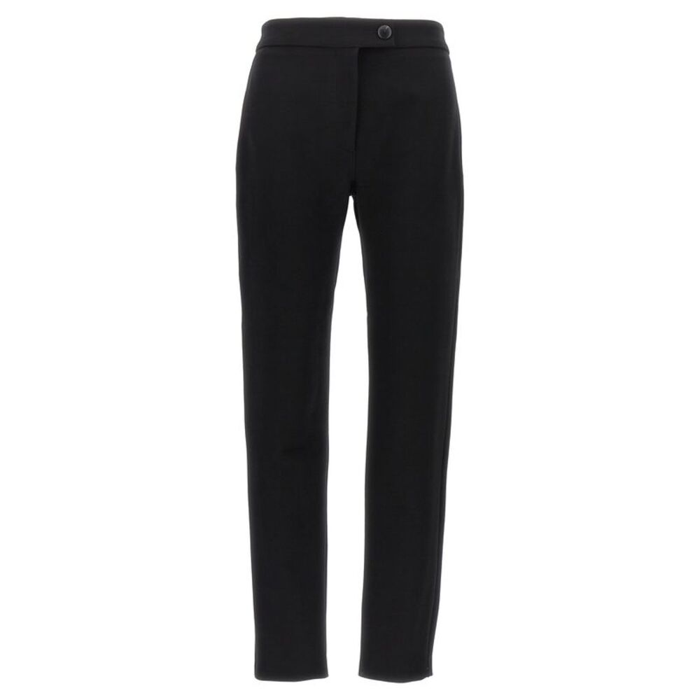 Ferragamo Black Elastane Skinny Women's Pants